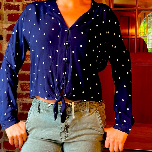 Rails polka dot blouson top - Picture 5 of 5